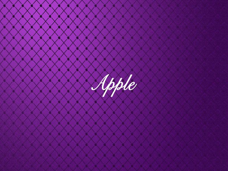 Apple Abstract Purple Quality Backgrounds