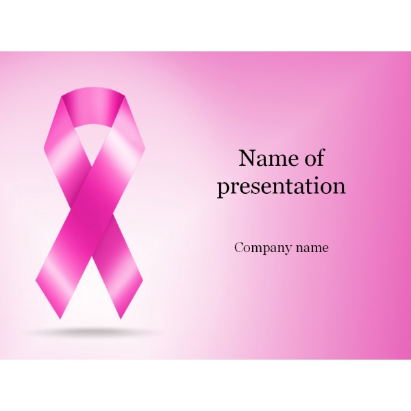 Cancer Ribbon Picture Backgrounds For Powerpoint Templates Ppt