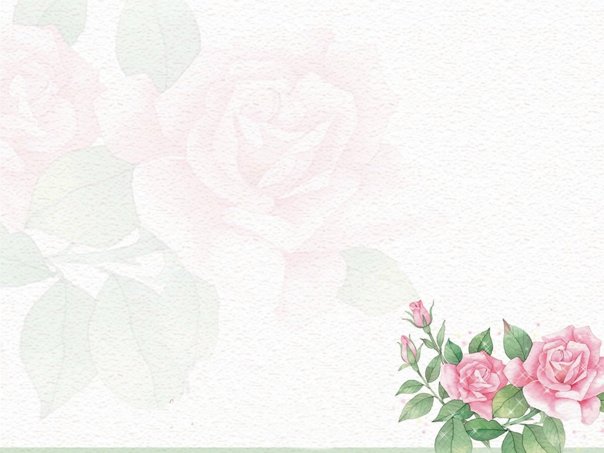 Flower Rose Pattern Clipart Backgrounds For Powerpoint Templates Ppt Backgrounds