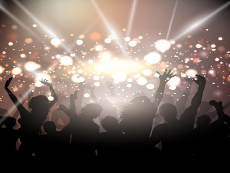 Party With Golden Lights Vector Free Picture Backgrounds for Powerpoint ...