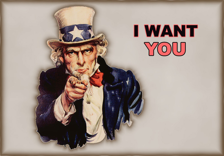 Uncle Sam image Backgrounds for Powerpoint Templates - PPT Backgrounds